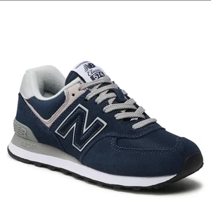 HERRENSCHUHE SNEAKERS NEW BALANCE ML574EVN LEDER BLAU ORIGINAL AI 2024 - Bild 1 von 5