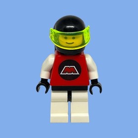 Vintage Lego 6833 M Tron Space Astronaut Minifigure with Air Tanks 1990