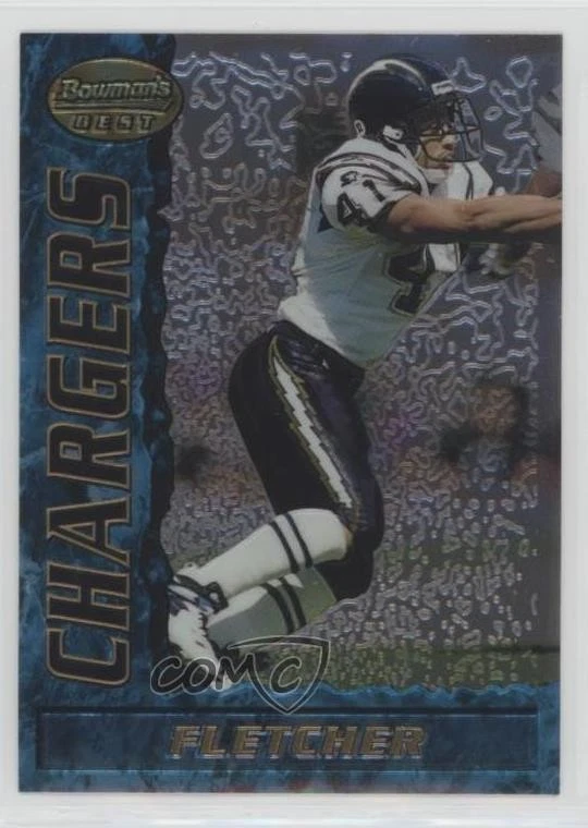 1995 Bowman's Best Blank Back Terrell Fletcher #51 Rookie RC - Image 1 of 2