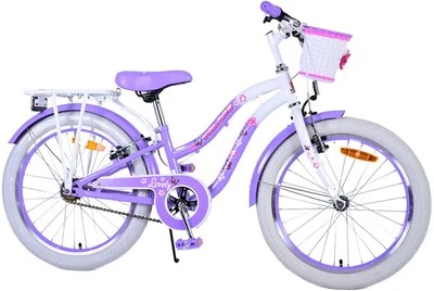 20 ZOLL Kinder Mädchen Fahrrad Mädchenfahrrad Kinderfahrrad Rad Bike Lila  - Bild 1 von 4