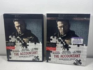 The Accountant 4K Ultra HD Bluray/Bluray w/ OOP Slipcover - Imagen 1 de 3