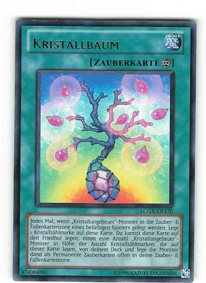 Yugioh KRISTALLBAUM , lcgx-de170 Ultra Rare deutsch Near Mint  - Bild 1 von 2
