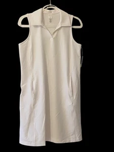 Tel Gear Active Kleid weiß Sport neu mit Etikett LSF 40+ Taschen wasserabweisend - Bild 1 von 6