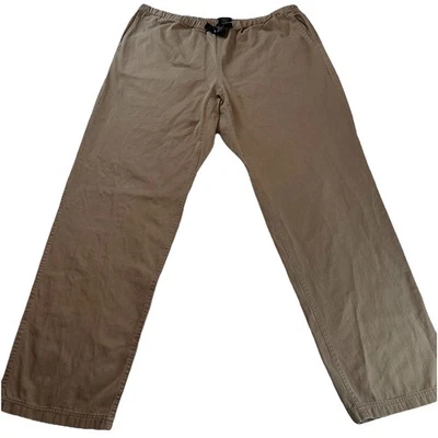 Kavu Pants Mens Large Khaki Straight Fit Outdoor Canvas Belted Climbing Casual - Image 1 of 4
