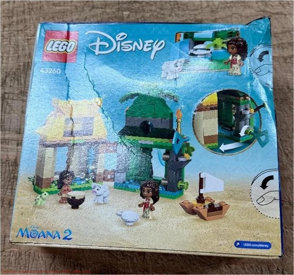 LEGO Disney Moana's Island Fun Building Toy Princess Playset 43260 SEE DETAILS - Image 1 of 1