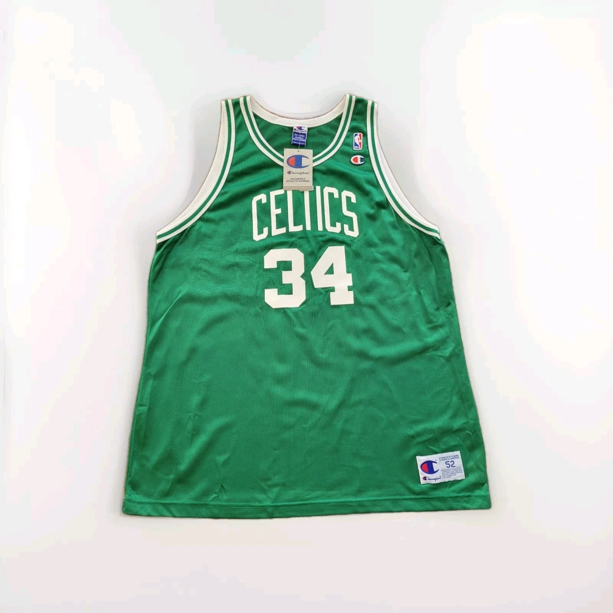 Champion NBA Boston Celtics PIERCE #34 Basketball Jersey Size 52