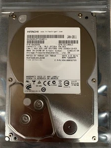 1TB Desktop Hard Drive, Hitachi, 7200 RPM 3.5" SATA, Tested FREE SHIPPING - Picture 1 of 2