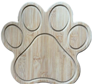Tabla de cortar de madera de bambú con forma de pata nunca usada - Imagen 1 de 4