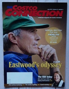 CLINT EASTWOOD Magazine Costco Connection Health Recipes Brad Meltzer 2010 - Imagen 1 de 2