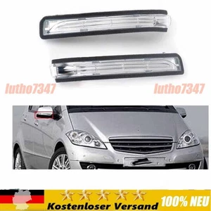 Paar Spiegelblinker für Mercedes W169 A + W245 B 2008- LED Blinker Rückspiegel - Picture 1 of 9