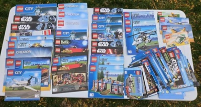 Large LOT LEGO Instruction Manuals Star Wars City Creator Speed Champions  - Image 1 of 4