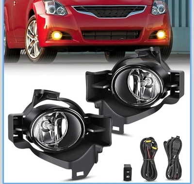 Conjunto de farol de neblina Nilight compatível com 2010 2011 2012 Nissan Altima - Imagem 1 de 4