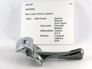 1964-1965 Skylark Malibu Cutlass LeMans convertible mirror support 4422669 - Picture 1 of 5