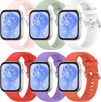 6 Pezzi Cinturino Sport Compatibile Con Huawei Watch Fit 3 Cinturino,Cinturino D - Immagine 1 di 4