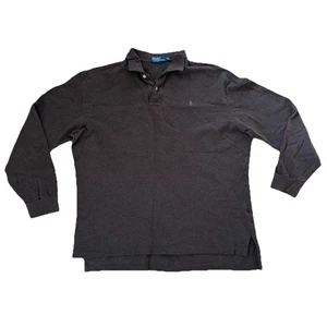 Polo By Ralph Lauren Langarm Poloshirt Herren Gr. XXL Braun Pony Logo - Bild 1 von 6