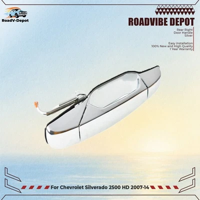Suit For Chevrolet Silverado 2500 HD 2007-2014 Exterior Door Handle  Rear Right Foto 1 de 4