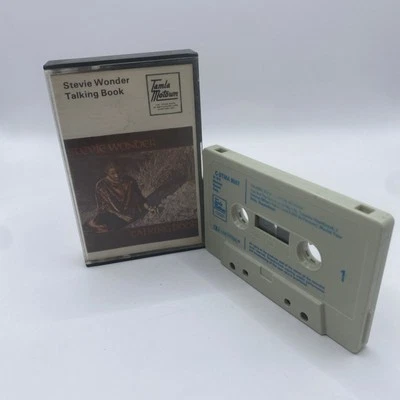 Stevie Wonder ‎– Talking Book  Tamla Motown Cassette Album tape Blue Text - Image 1 of 4
