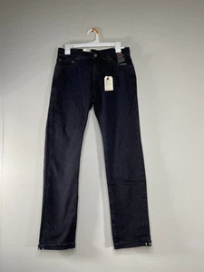 Levi's 511 SLIM Selvedge Denim Jeans Herren 30 x 32 Low Rise schwarz-ish grau Neu mit Etikett - Bild 1 von 18