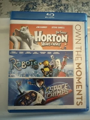 Dr. Seuss: Horton Hears a Who/ Robots/ Space Chimps (Blu-ray 2012, 3-Disc Set) - Image 1 of 4