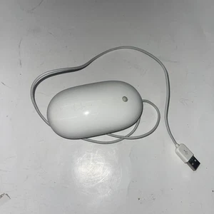 OEM White Genuine Apple "Mighty Mouse" Optical Wired USB iMac/PC Mac Mini A1152 - Picture 1 of 3