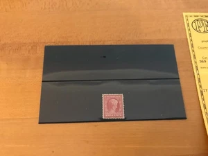 USA Scott # 369 Blue Paper MINT HINGED PF CERT - Picture 1 of 2