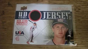 Camiseta CORY HAHN 2009 UD Signature Stars USA GU - Imagen 1 de 1
