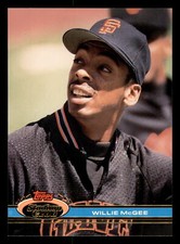 1991 Stadium Club Willie McGee #335  San Francisco Giants