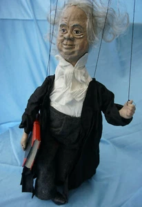 Sehr seltene Vintage Professorin, Lehrerin Marionette - Bild 1 von 10