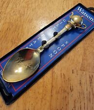 Boston Tea Party Silver Gilt Plated Spoon Vintage Watsons Made in USA NICE!