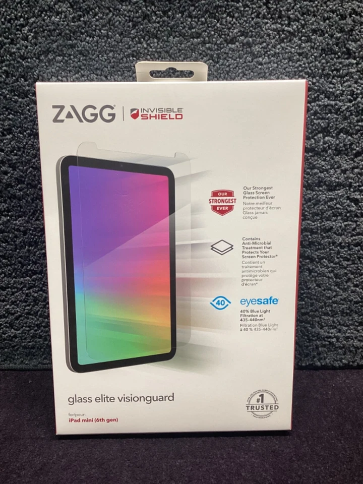 ZAGG InvisibleShield Glass Elite Visionguard Screen Protector for iPad Mini 6th