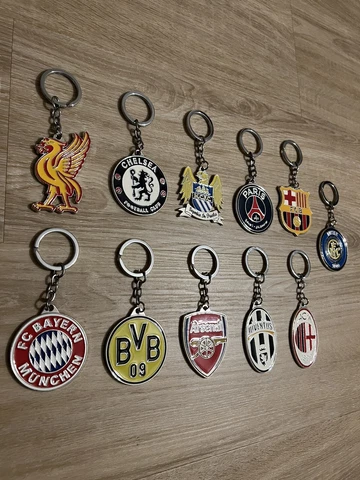 High quality Metal Football Club/Soccer Keychain (Large) - Choose your team Cover