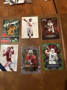 Wild Card NCAA Football QBs FIELDS! STROUD! YOUNG! Lot 6 Cards - Picture 1 of 9