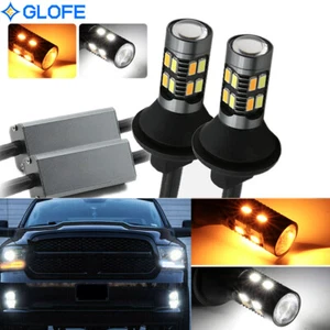 2X 3157 Switchback Canbus LED DRL bombillas de señal de giro para Ram 1500 2500 3500 - Imagen 1 de 10