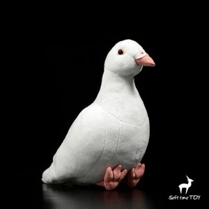 19cm Cute White Dove Plush Toy Stuffed Animal Soft Doll Kids Gift - Picture 1 of 8