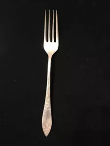 Tenedor Stieff 7-1/2" Lady Claire grabado a mano plata de ley - Imagen 1 de 6