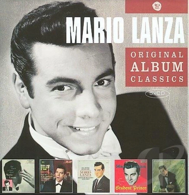 Original Album Classics by Mario Lanza (5 CD Mini-LP Covers, Box Set, 2009, RCA) Foto 1 de 1