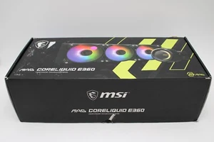 MSI MAG CoreLiquid E360 Noir - Refroidisseur liquide CPU AIO ARGB - Conception bouchon rotatif - Photo 1/6