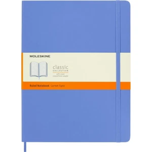 Moleskine Classic Notebook Hydrangea Blue X-Large Softcover Elastic Closure - Picture 1 of 12