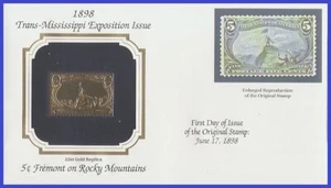 USA2 # 288 U/A GOLDEN REPLICA non FDC Trans-Miss Issue - Bild 1 von 1