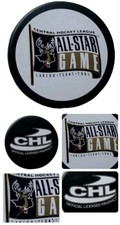 2005 LAREDO BUCKS CHL OFFICIAL ALL STAR GAME PUCK - CANADA RARE TEXAS TEAM OLD 