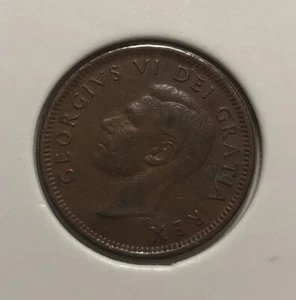 1951 Canada Cent Lovely Circulated King George VI Canadian Penny - Picture 1 of 2
