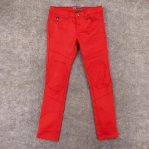 Kaalu Euro Jeans Youth Girls 14 Stretch Skinny Low Rise Red - Picture 1 of 12