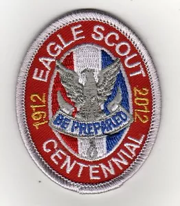 Parche Rango Centenario Eagle Scout, Tipo 14, Respaldo BSA 2010 (2012), ¡Como Nuevo! - Imagen 1 de 2