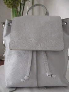 CLARKS!!! MINI RAELYN!!! 100% GENUINE LEATHER LIGHT GREY/BLUE BACKPACK!!! - Picture 1 of 17