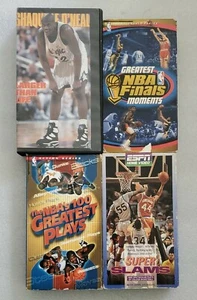 Lot of 4 VHS NBA 100 Greatest plays,Shaquille O'neal---- - Picture 1 of 8