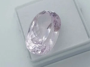 Huge Natural Kunzite Gemstone - Faceted Loose Spodumene 19.85 CTS - Picture 1 of 10