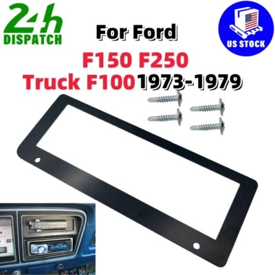 Kit de instalación estéreo de radio de coche F100 para camioneta Ford F150 F250 1973-1979 Din único Foto 1 de 4