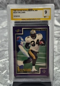 #84 1999 Score Ricky Williams PCG 9 MT - Picture 1 of 2