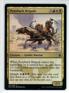 PONYBACK BRIGADE Khans of Tarkir FOIL #191 KTK(NM)(MTG) - Picture 1 of 1