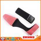 2pcs Fishing Rod Protector Case Cover Fishing Rod Tie Fastener Belt (Red)
